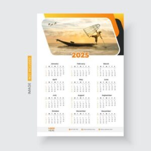 One Leaf Wall Calendar