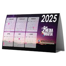Table tent calender